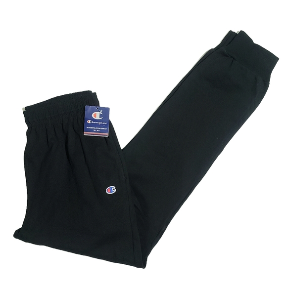 Champion Mens Lightweight Jogger Lounge Pants Black C-patch Logo Medium NWT - Picture 4 of 9